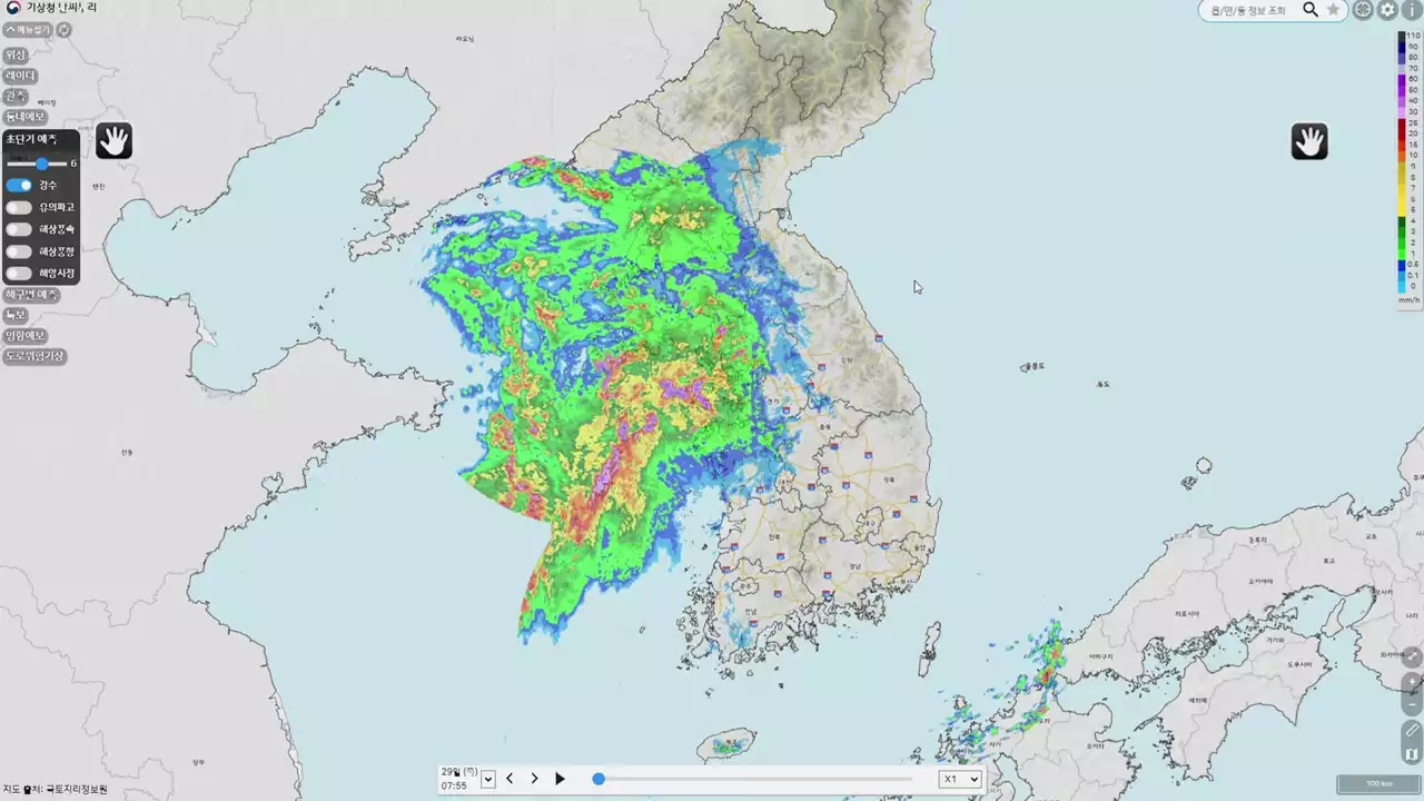 한반도 뒤덮은 장마전선...오늘 전국 휩쓸고 지나간다 [Y녹취록]