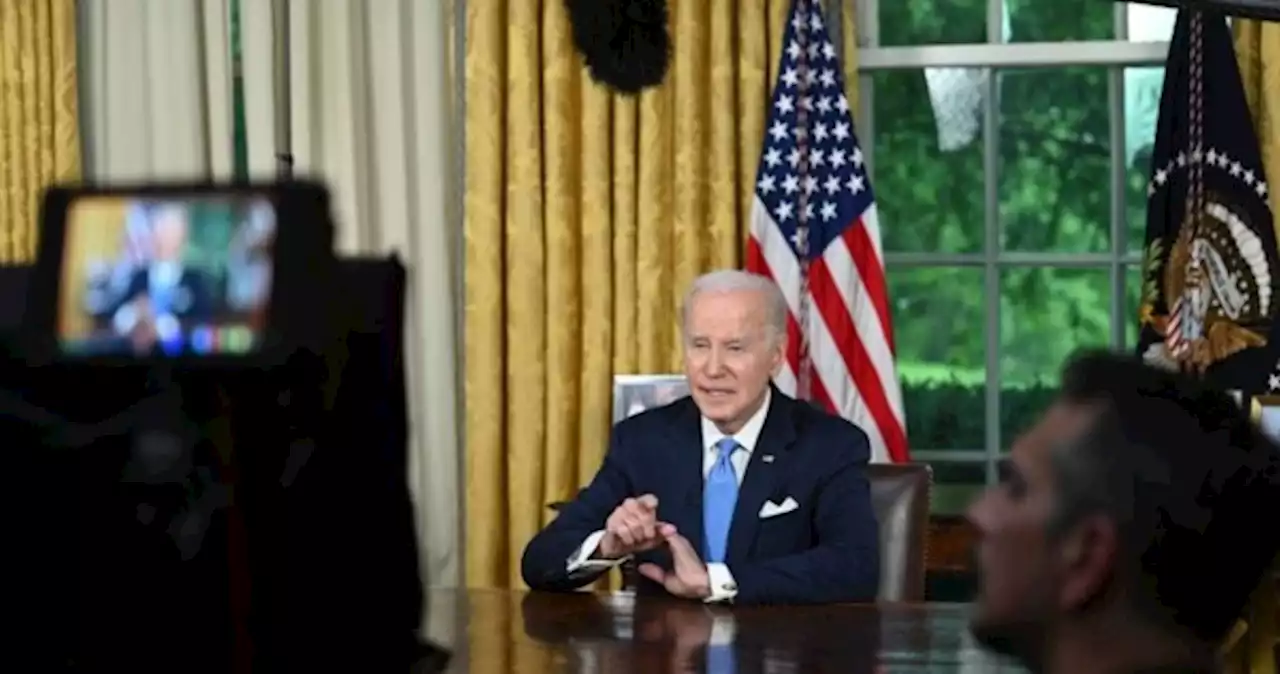 Biden lauds 'crisis averted' with debt ceiling deal in first Oval Office address