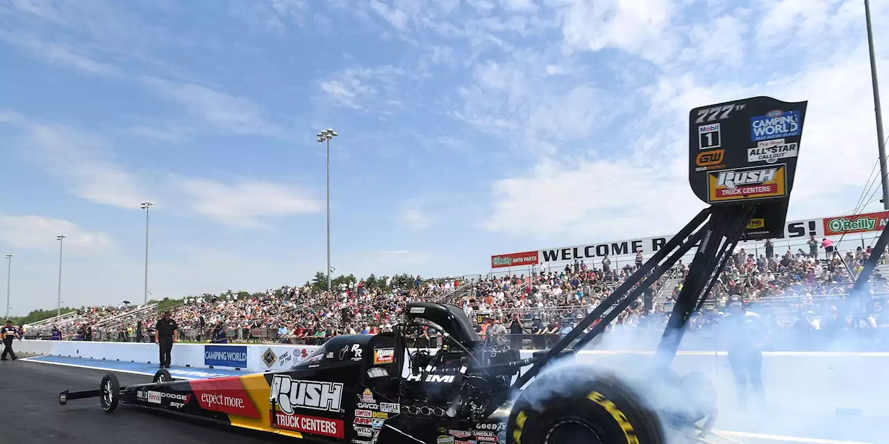 NHRA Friday Qualifying from New England: Leah Pruett Leads Top Fuel Field