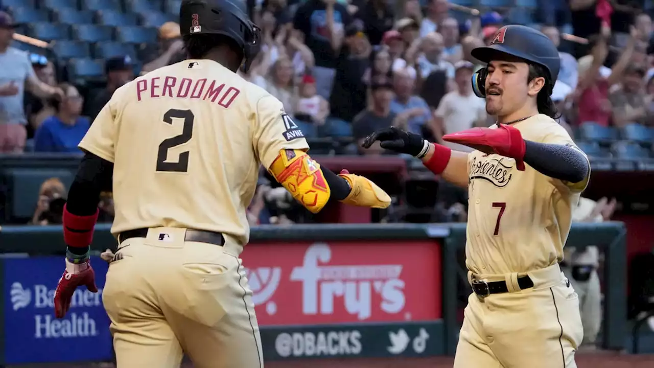 Diamondbacks strike early, take 1-run lead over Braves