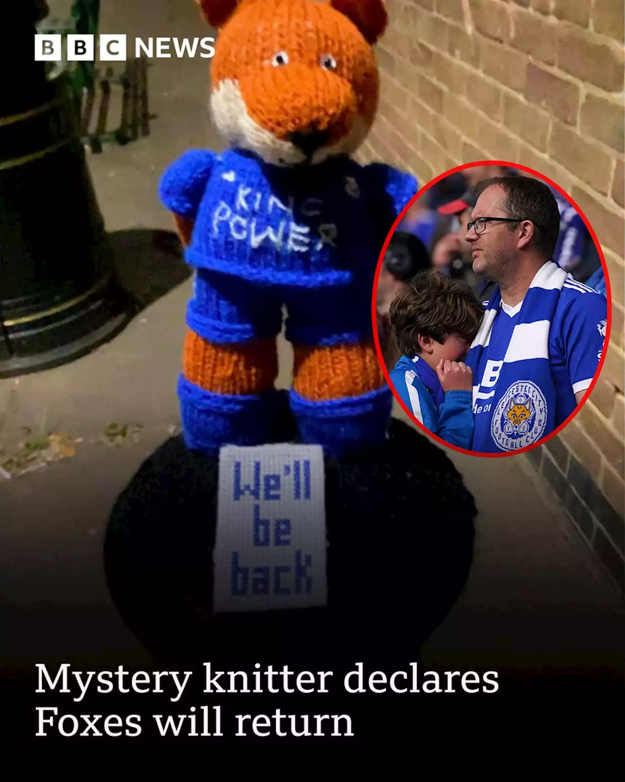 Syston Knitting Banxy declares relegated Leicester City will return