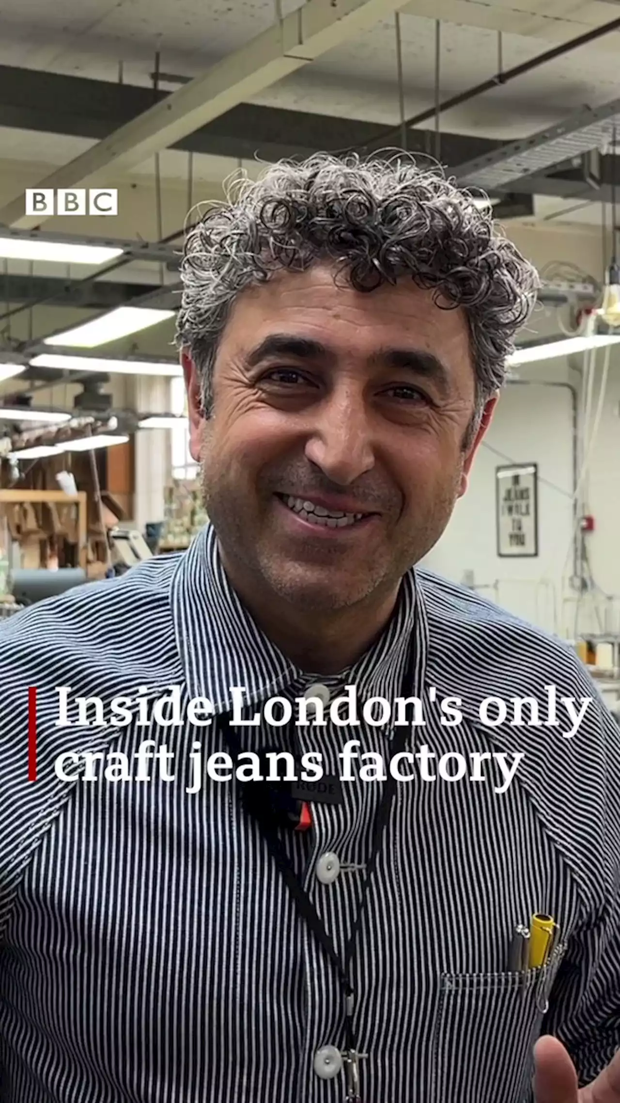 Inside London's only craft jeans factory