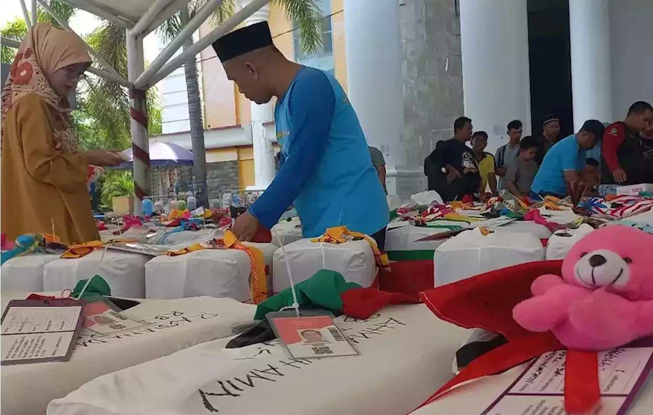 Ragam Tanda Unik Hiasi Koper Jemaah Haji Asal Polman