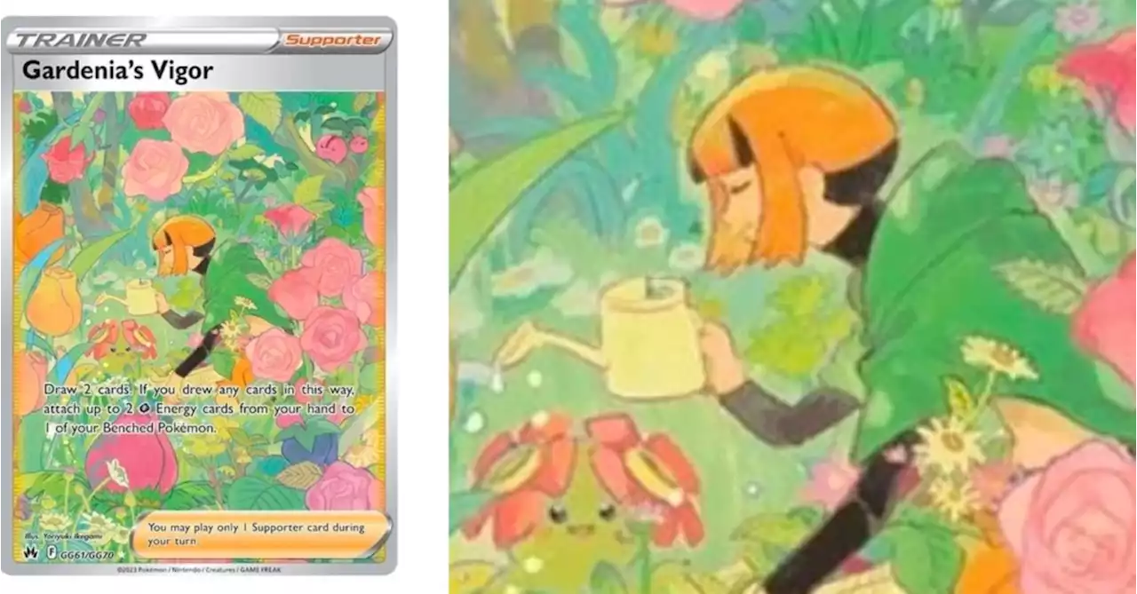 The Cards Of Pokémon TCG: Crown Zenith Part 71: Gardenia Illustration