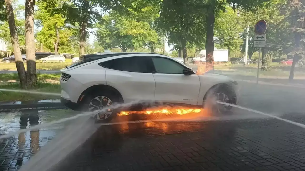 Ford Mustang Mach-E Catches Fire In Poland For Unknown Reasons | Carscoops