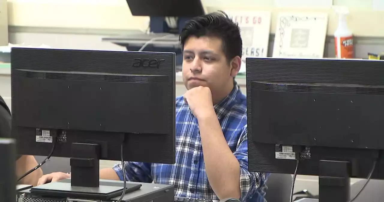 18-year-old Bryan Diaz-Ximello receives diploma from Suffolk Community College before graduating high school