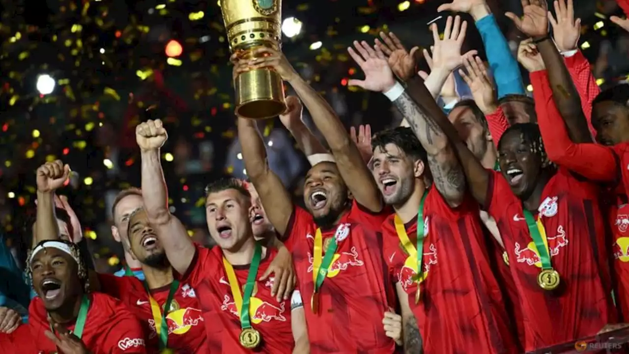 Nkunku stars as Leipzig retain German Cup with 2-0 win over Frankfurt