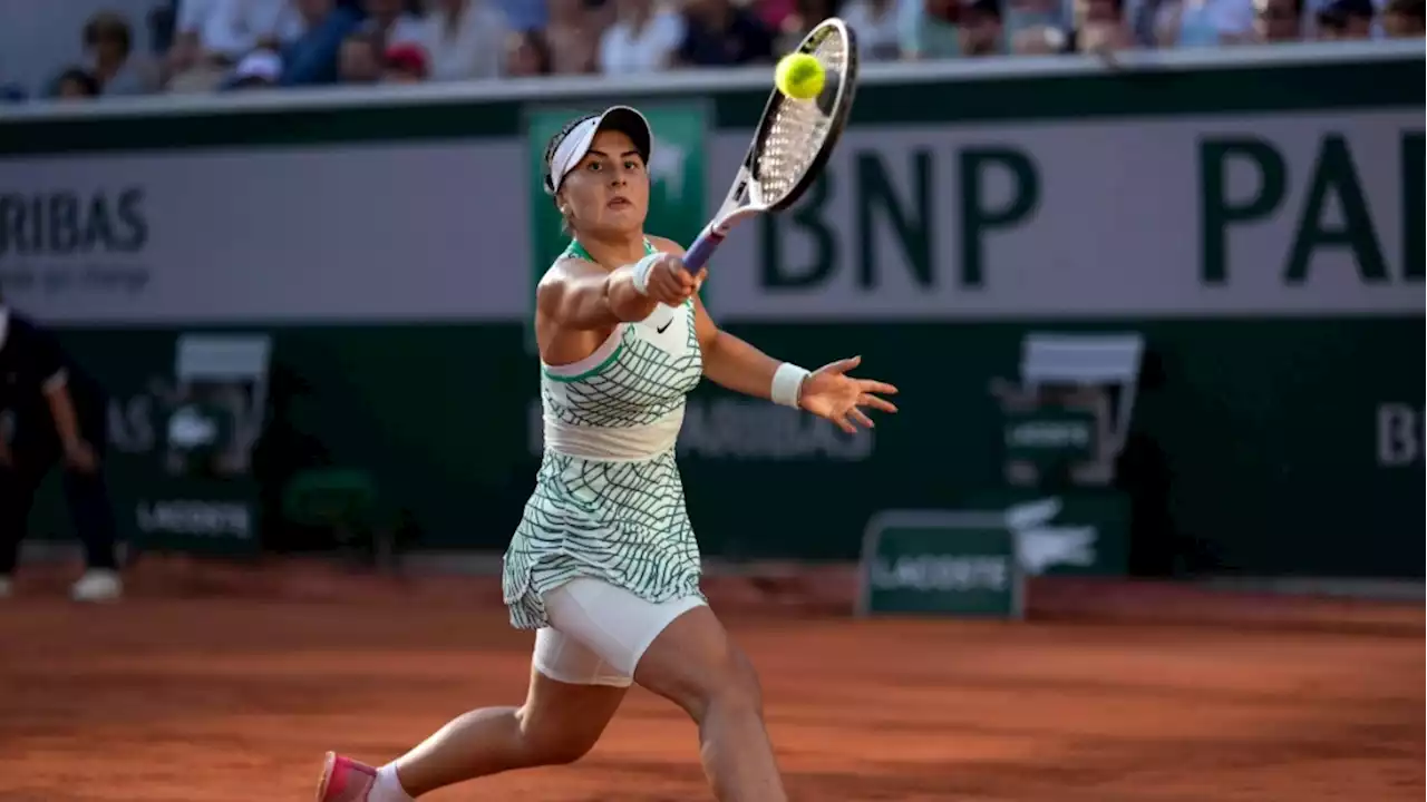 Canada's Andreescu loses to Ukraine's Tsurenko in third round at Roland Garros