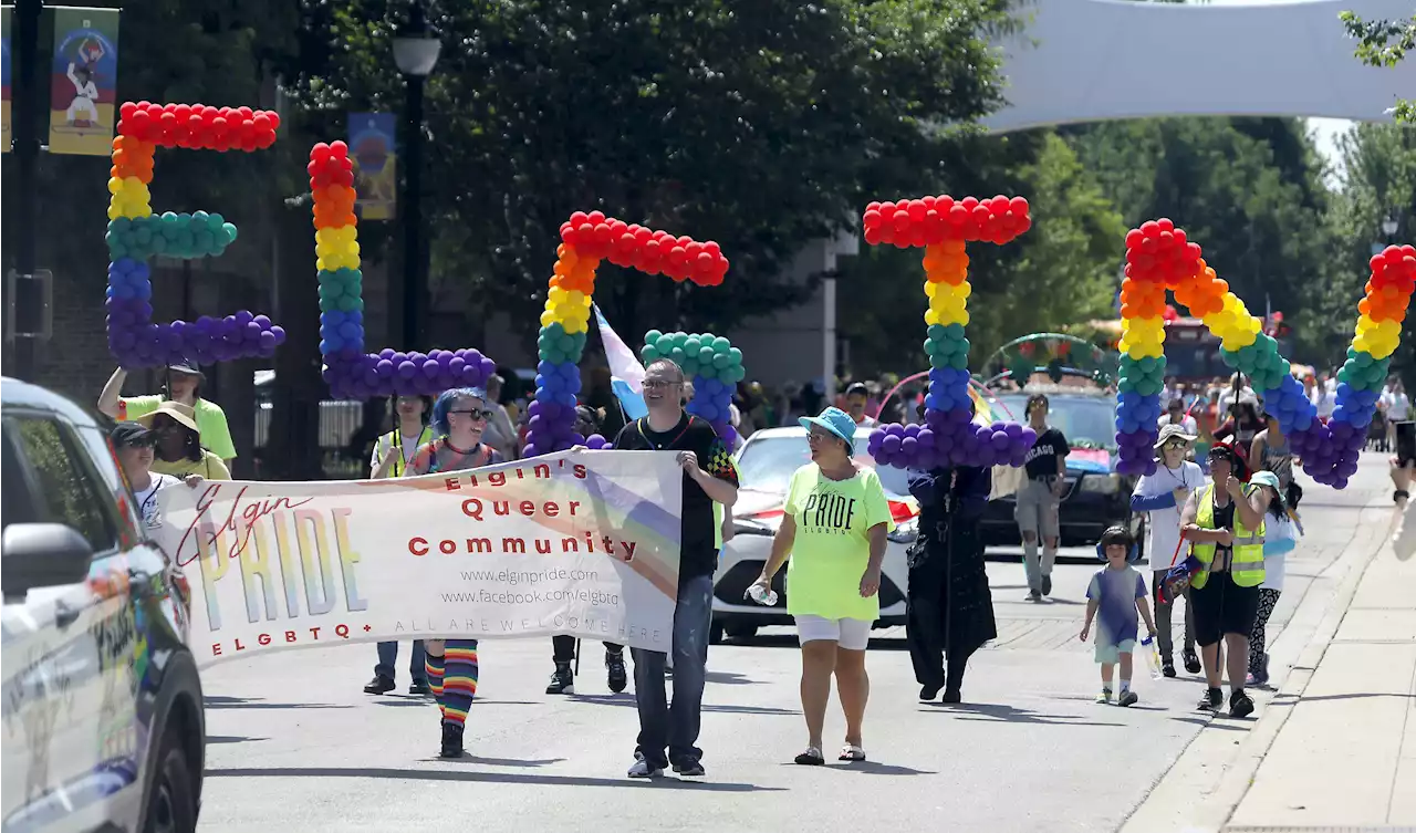 'Here to support love': First Elgin Pride Parade and Festival kicks off Pride Month Saturday