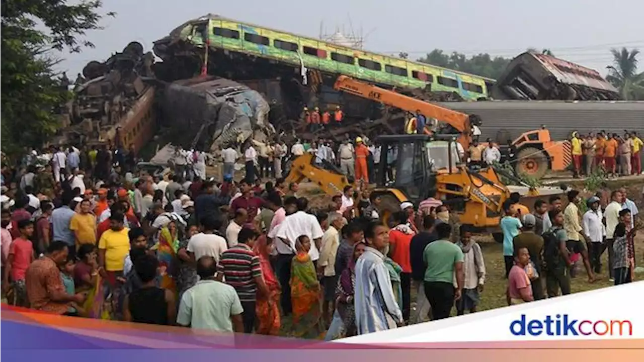 Korban Tewas Tabrakan Kereta India Jadi 288 Orang, Terparah di Dunia!