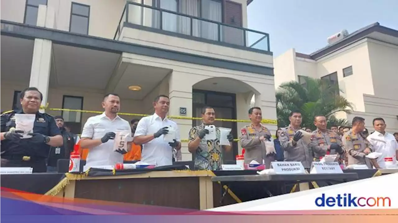 Tamat Riwayat Pabrik Ekstasi di Rumah Elite Tangerang Usai Dibongkar Polisi