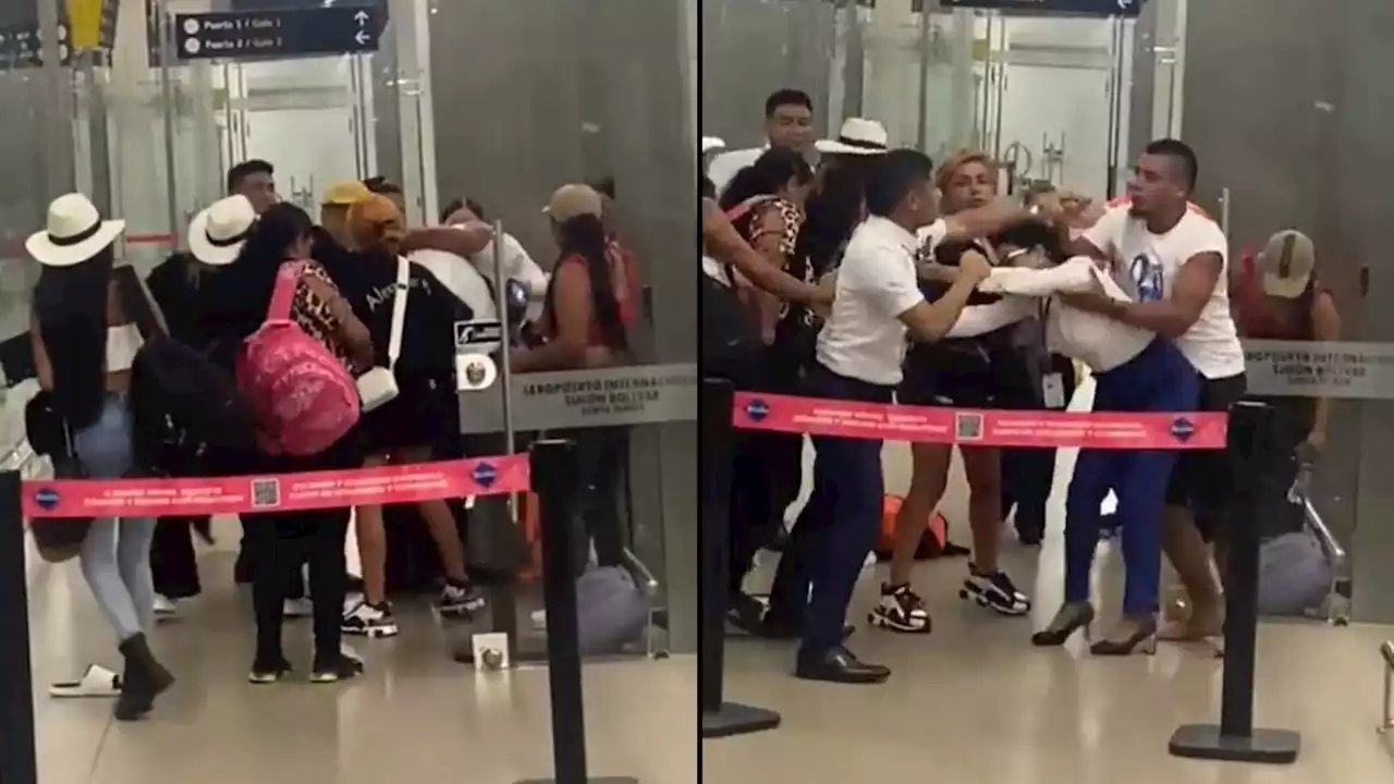 Santa Marta: fuerte pelea entre pasajero y miembro de aerolínea en aeropuerto