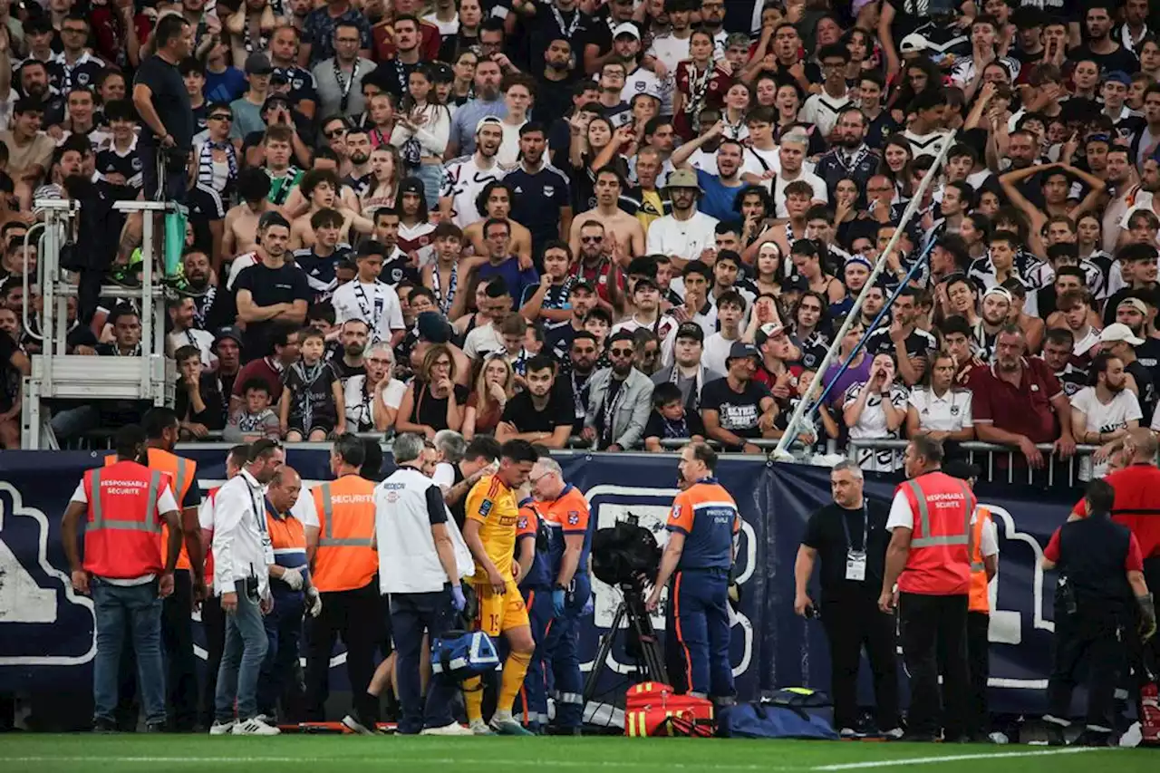 Ligue 2 : le match Bordeaux-Rodez arrêté après l'agression d'un joueur ruthénois, scénario catastrophe pour les Girondins