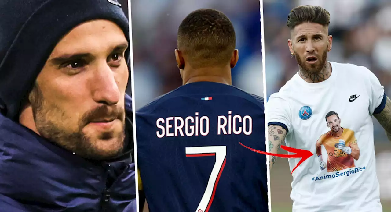 Fina gesten: PSG hyllade Sergio Rico efter olyckan