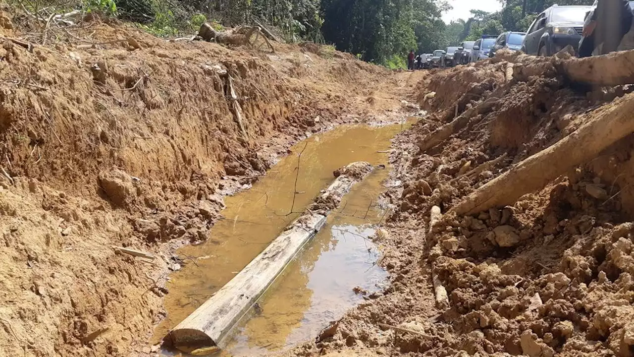 10 Tahun, Jalan Penghubung Empat Kecamatan di OKI Rusak Parah