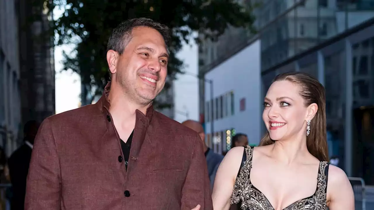 Amanda Seyfried looks sensational in jeweled PVC bra for rare outing with famous husband