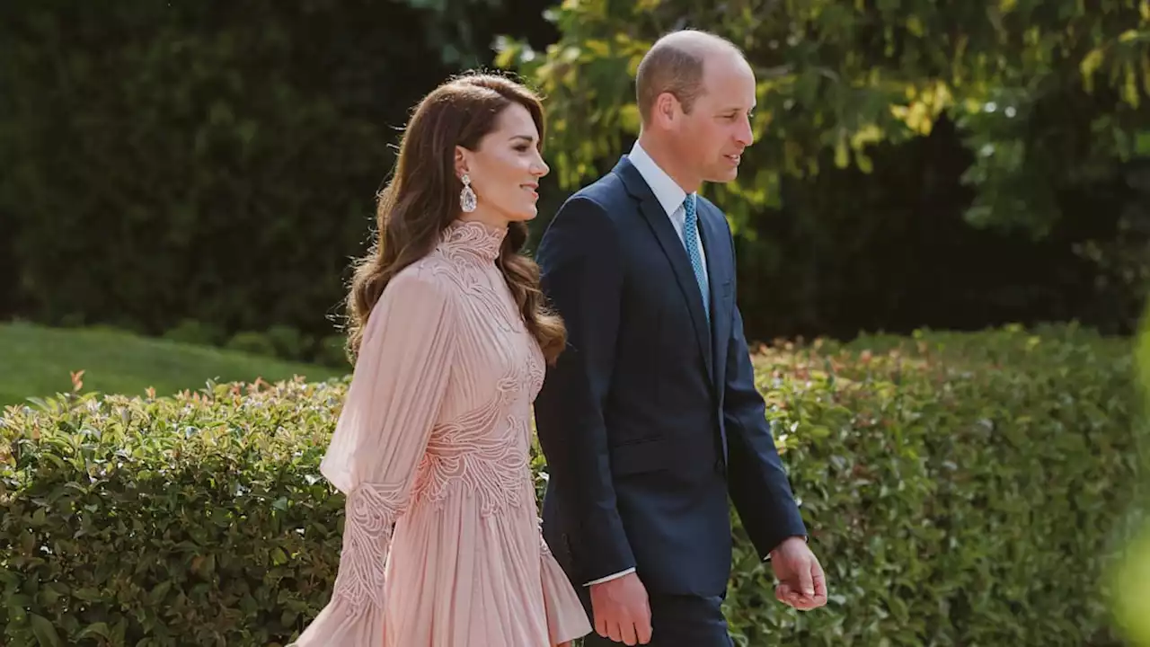 Prince William and Princess Kate share beautiful royal wedding photos as they prepare to depart Jordan