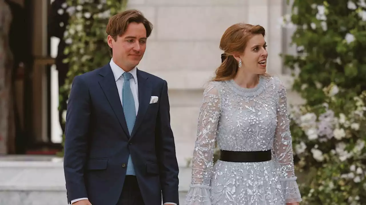 Princess Beatrice wore a clutch with a hidden romantic message to the royal wedding in Jordan