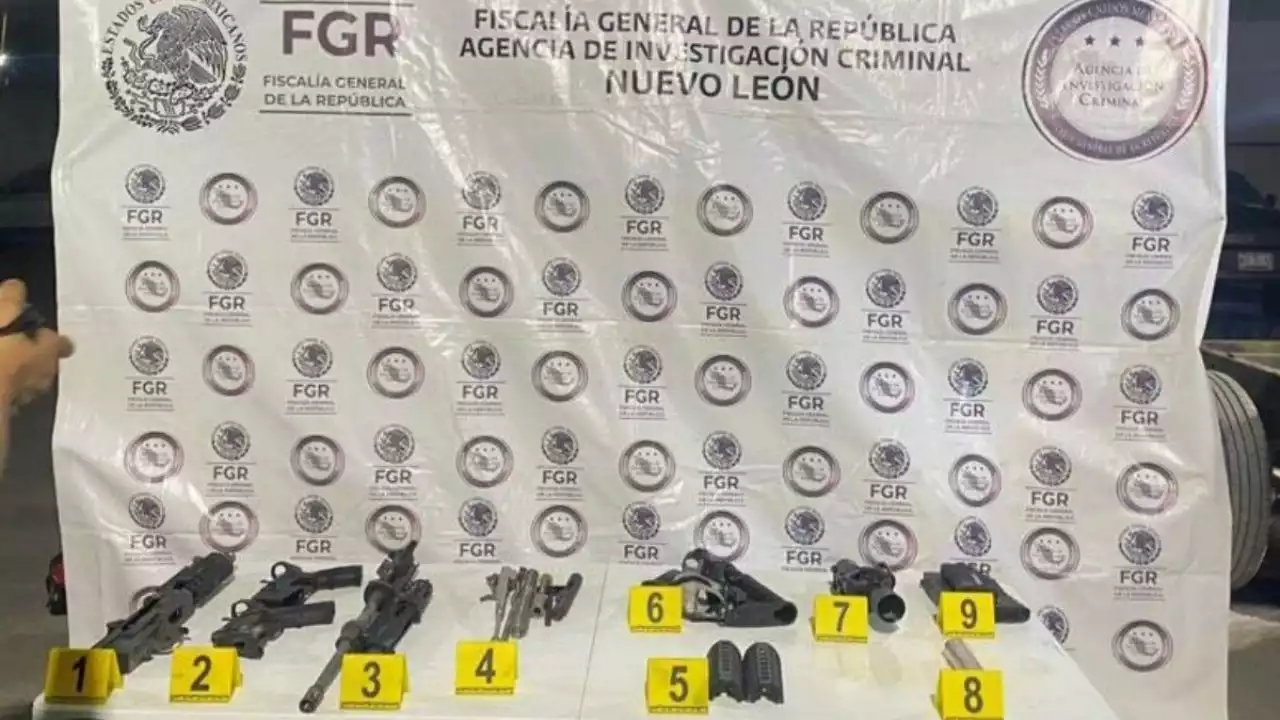 FGR detiene a estadounidense por posesión de armas en Nuevo León