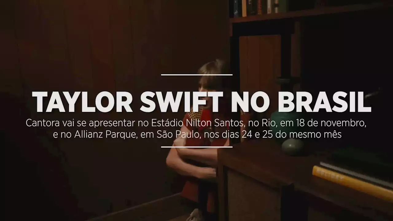 Taylor Swift anuncia shows em São Paulo e no Rio em novembro