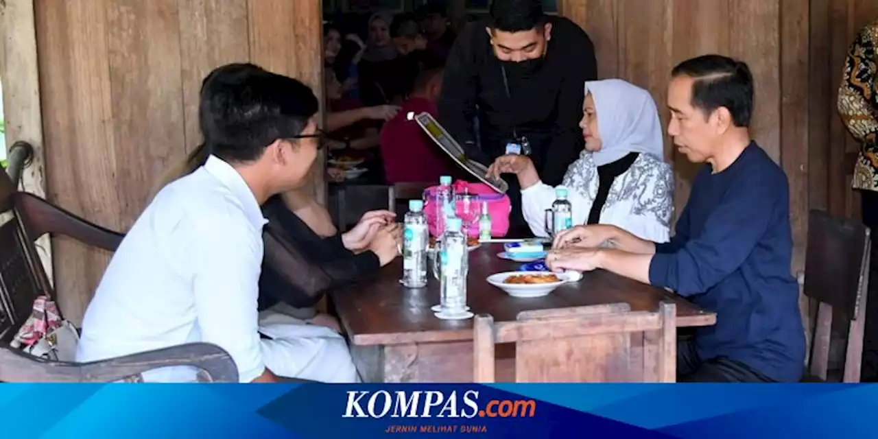 Kunjungi Warung Kopi Klotok, Jokowi dan Keluarga Nikmati Sajian Kopi hingga Tempe Garit