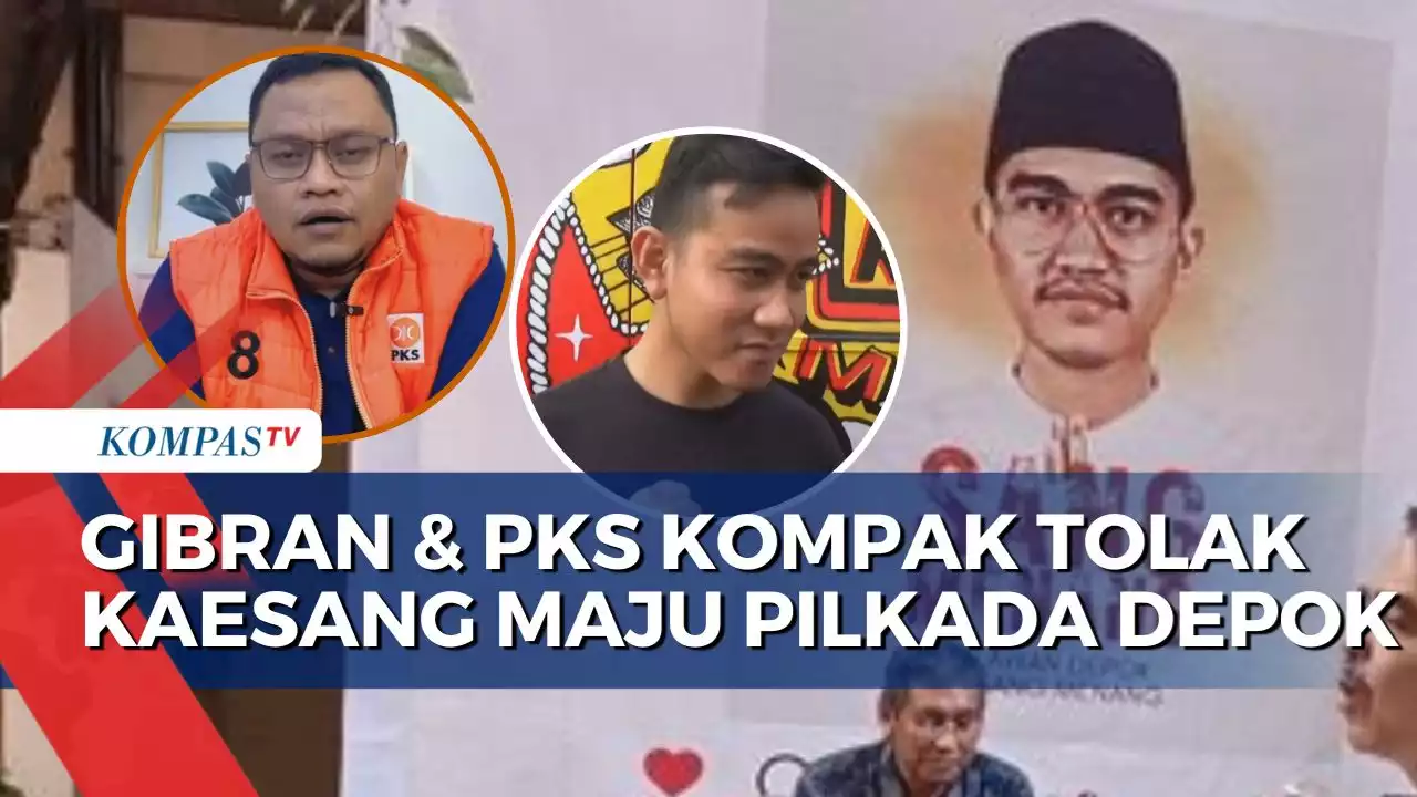 Gibran dan PKS Kompak Tolak Wacana Kaesang Maju di Pilkada Depok