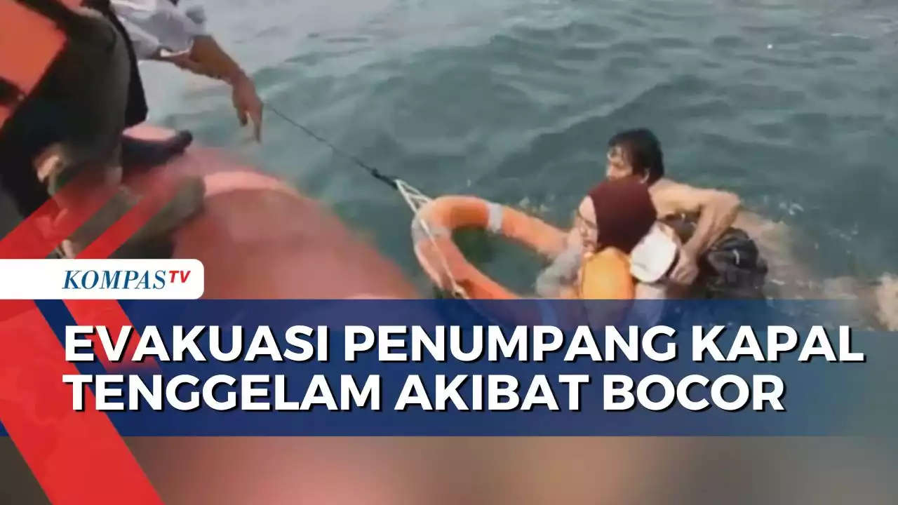 Kapal Tenggelam saat Menuju Pulau Pari, 55 Wisatawan Berhasil Diselamatkan