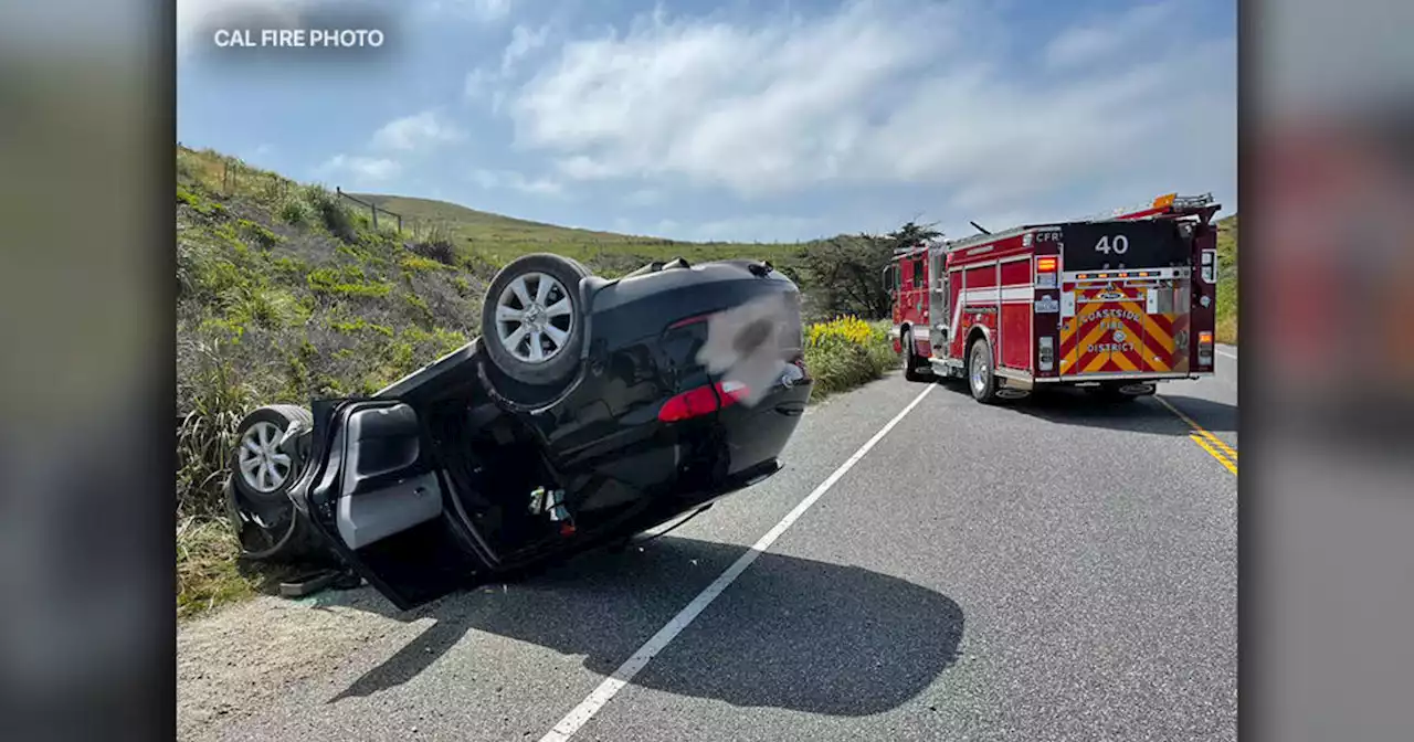 2 Coastside crashes give emergency crews a busy morning