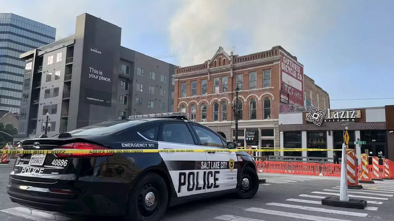 Fire at abandoned building forces evacuation of 55 apartments nearby in Salt Lake City