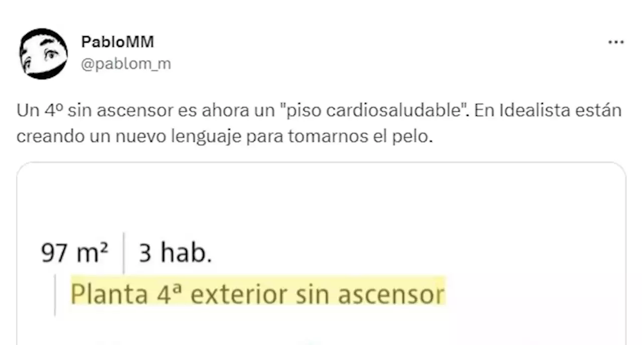 Busca piso en una conocida web y no da crédito a la descripción de uno de ellos: 'Verás el beneficio que supone para tu salud'