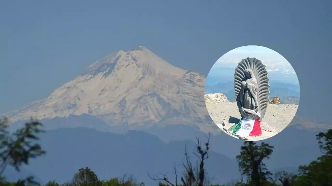 Arrojan figura de la Virgen al cráter del Pico de Orizaba: denuncia