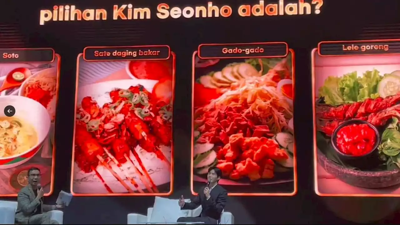 Aksi Lucu Kim Seon Ho Review Makanan Indonesia, Doyan Makan Sate sampai Gado-Gado