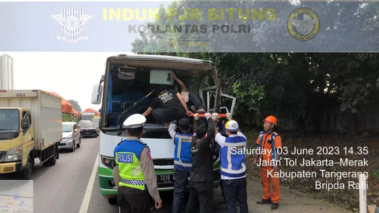 Bus Kecelakaan di Tol Jakarta-Tangerang, Seorang Penumpang WN Cina Tewas