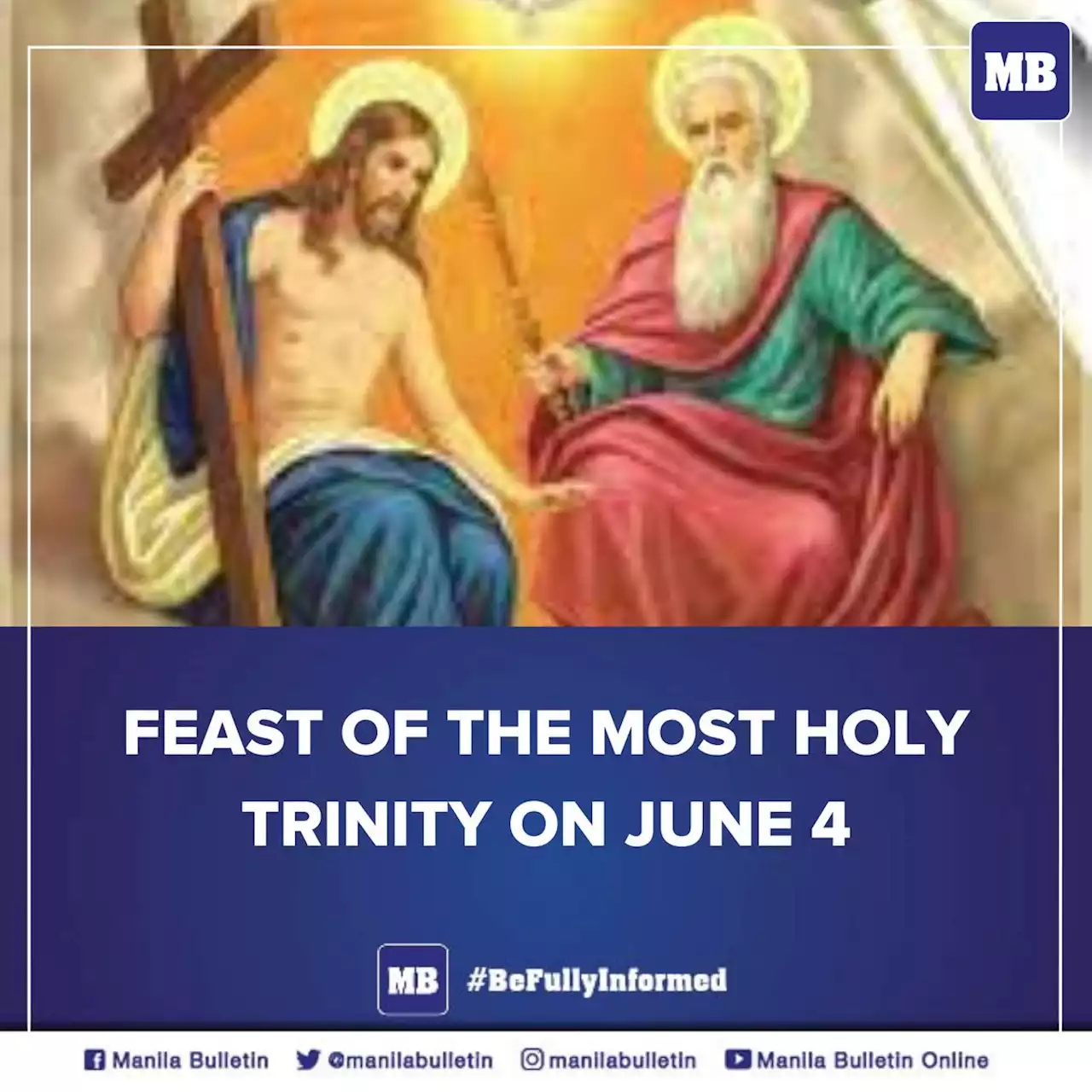 Feast of the Most Holy Trinity on June 4