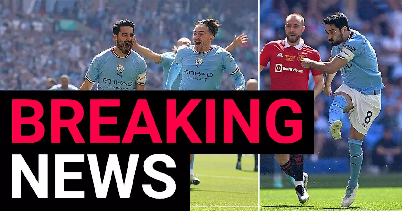 Man City captain Ilkay Gundogan scores fastest FA Cup final goal to stun Man Utd