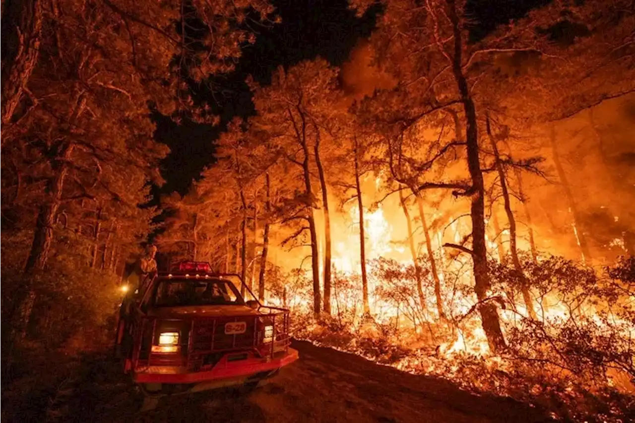 A brush fire in Medford is threatening 40 homes