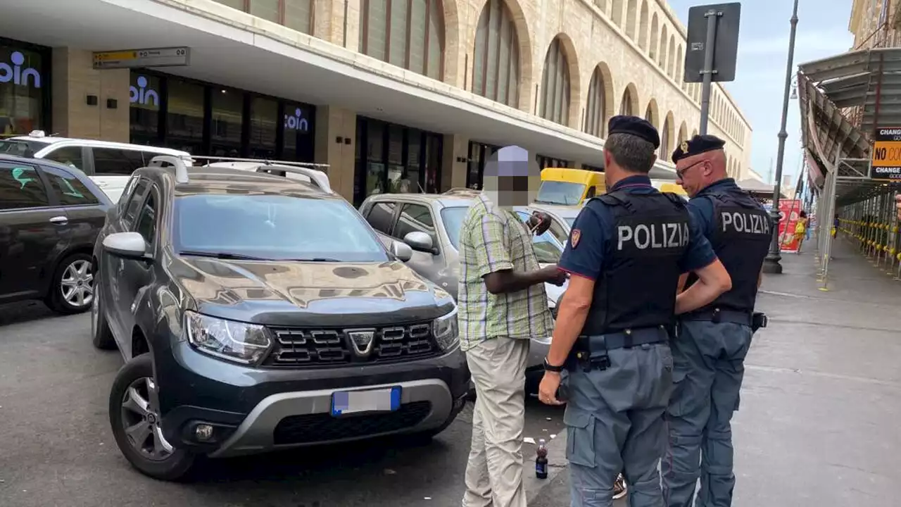 Un arresto e quattro fermi a Termini: il bilancio delle operazioni della polizia nella Capitale