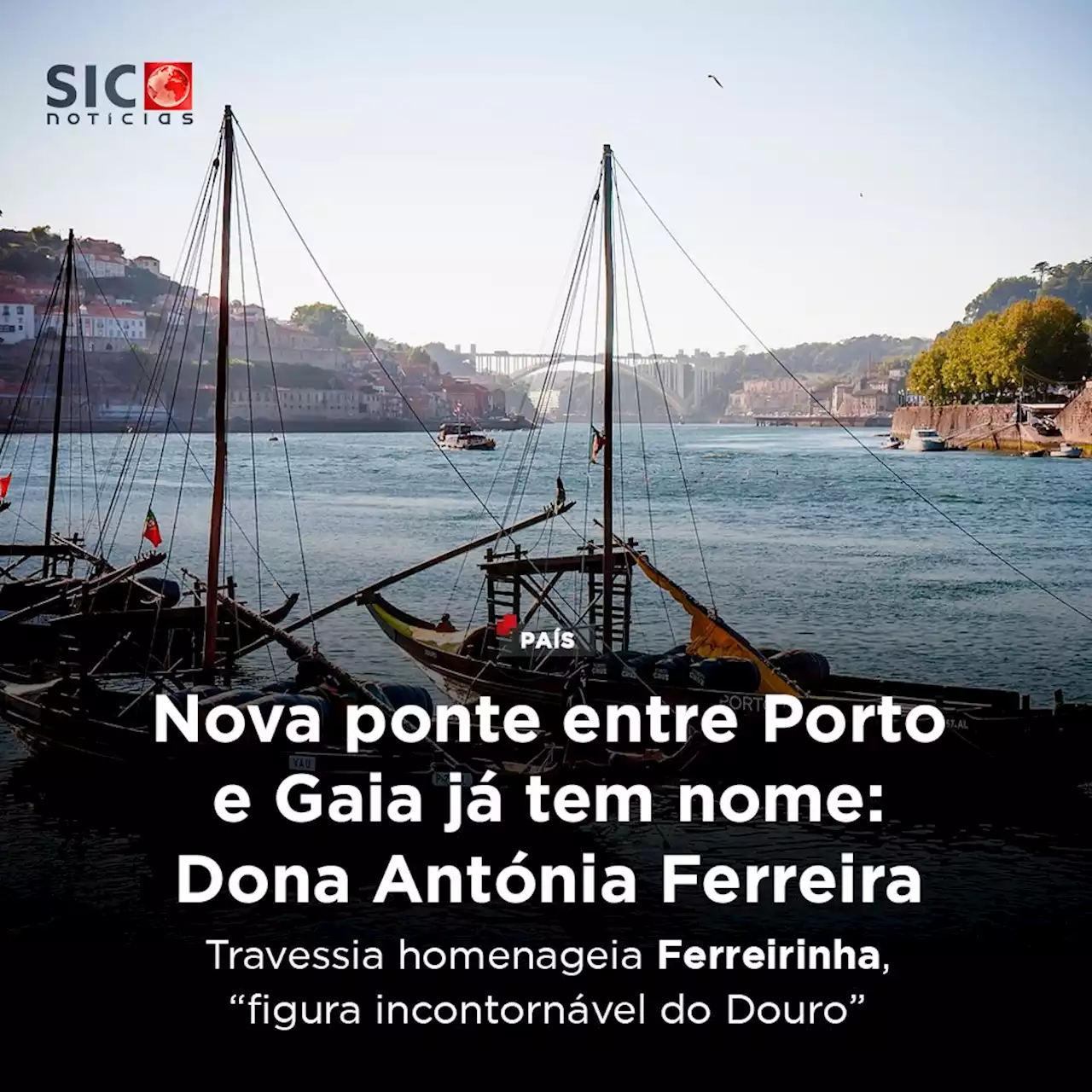 Já há nome para a nova travessia entre Porto e Gaia