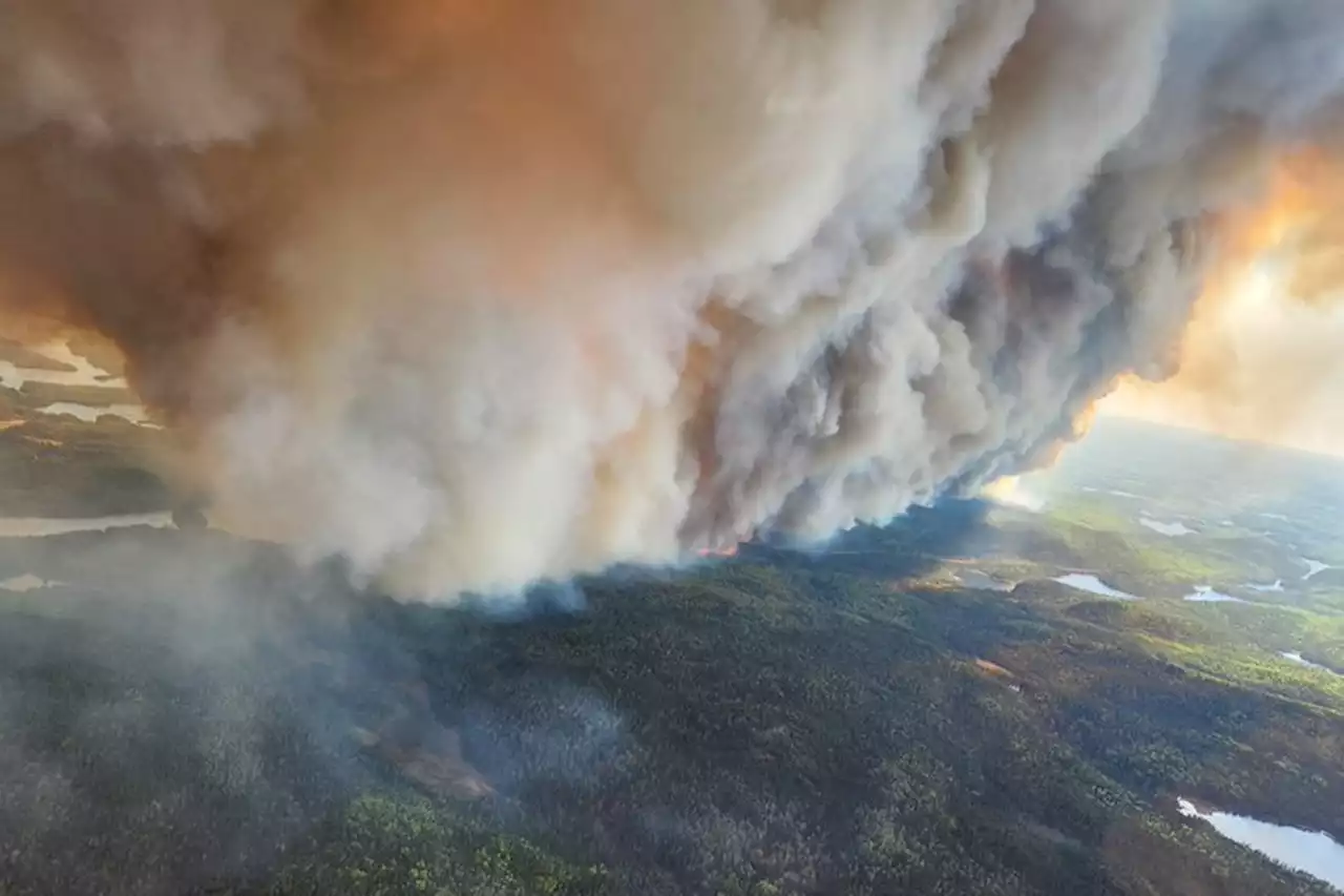 Another eight forest fires touched off in northeast part of Ontario