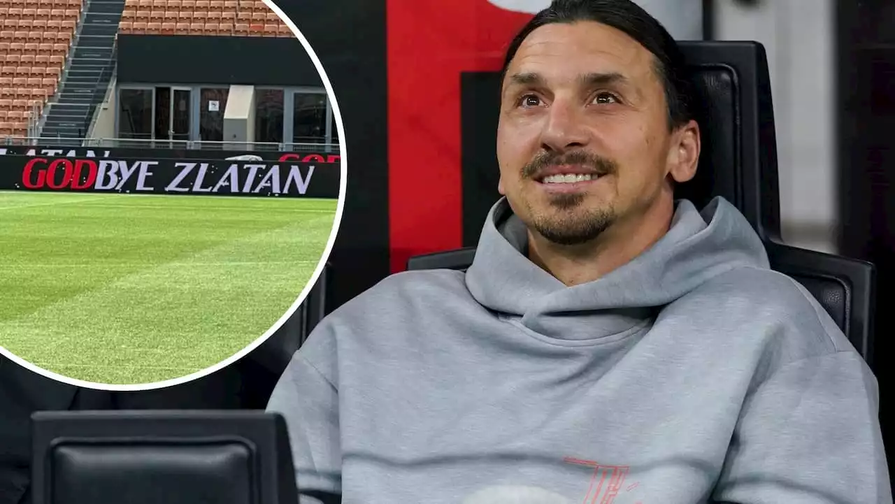 Bilden som avslöjar att Zlatans tid i Milan är över