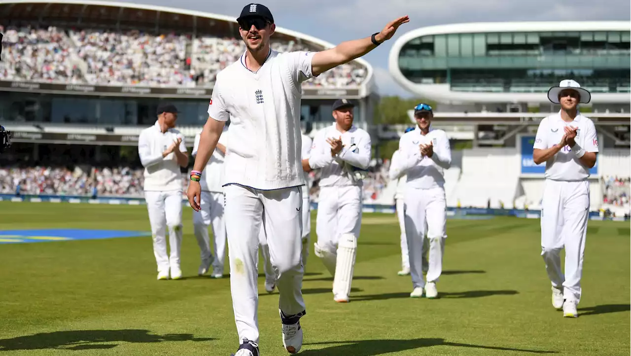 Josh Tongue named in Ashes squad after five-wicket haul in Lord's victory over Ireland