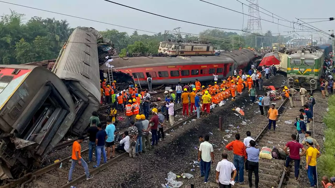 Death toll from three-train crash in India nears 300