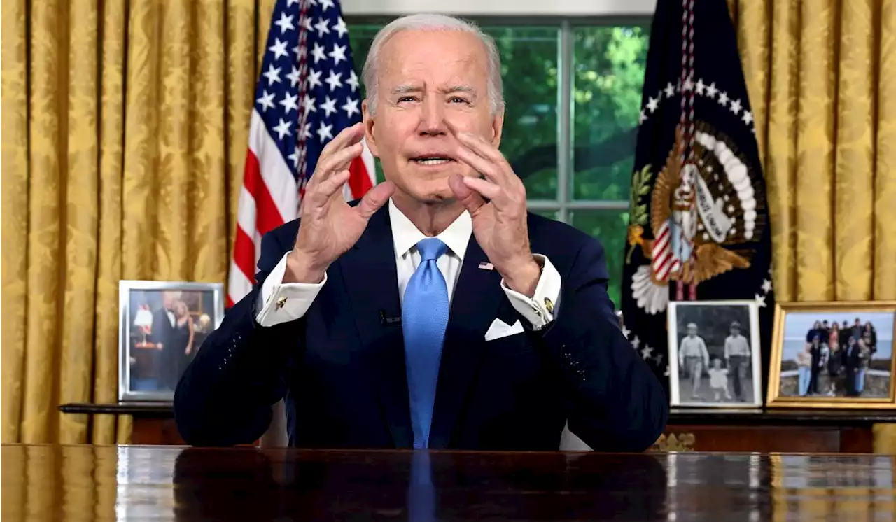 Biden hails debt bill as bipartisan achievement in prime-time address