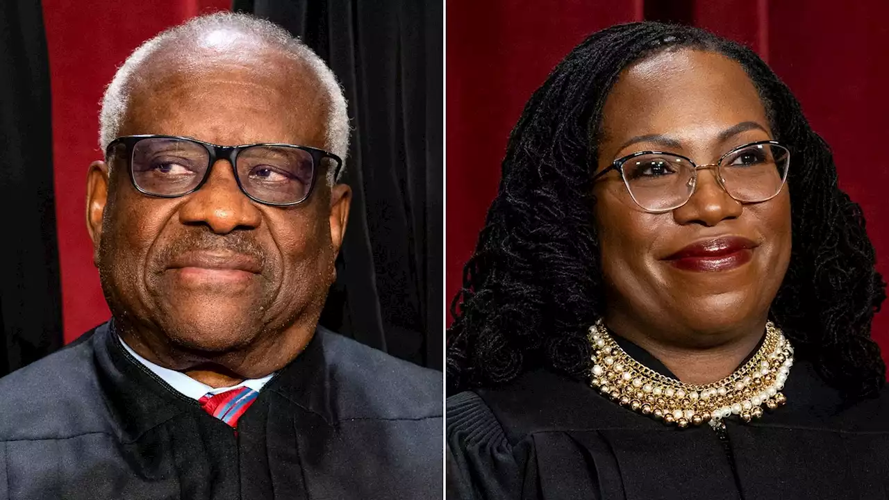 Clarence Thomas and Ketanji Brown Jackson criticize each other sharply in affirmative action case