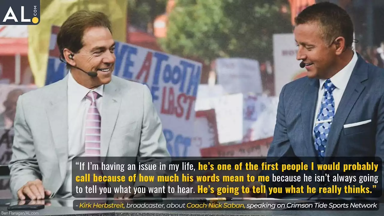 Kirk Herbstreit looks to Nick Saban as ‘mentor:’ ‘He’s probably my favorite coach’