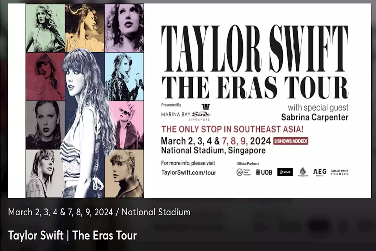 Daftar Harga Tiket Konser Taylor Swift, Mulai Rp1,2 Jutaan!