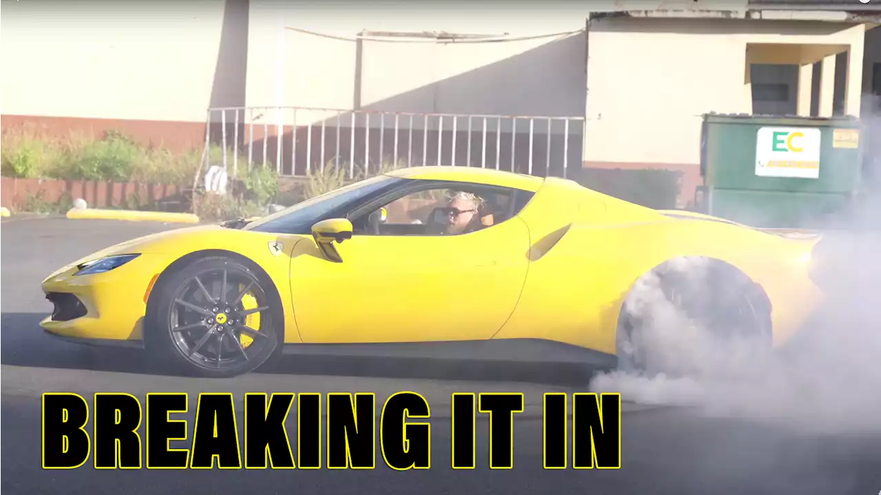 YouTuber Jake Paul’s New $421k Ferrari Has A Meltdown After Day-One Donuts | Carscoops