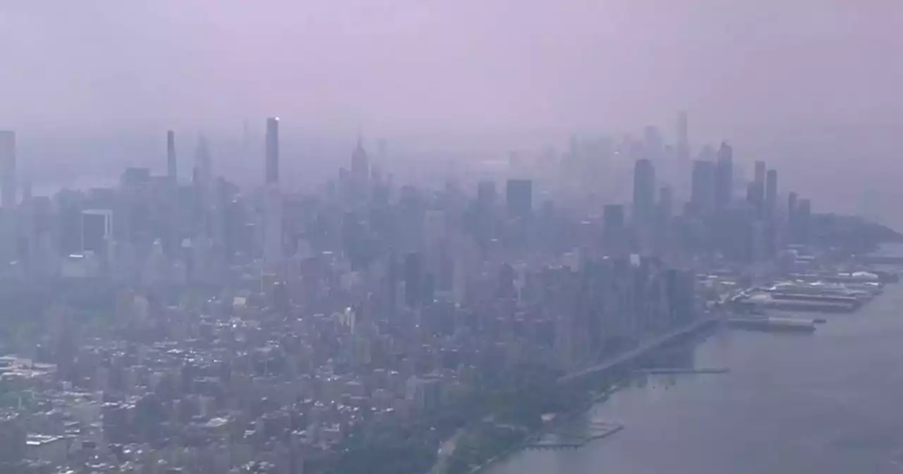 Canadian wildfires expected to impact air quality across Tri-State Area through Friday