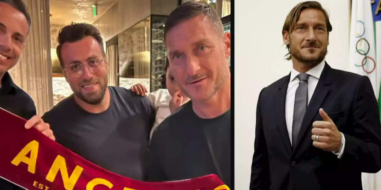 Totti al Roma club Los Angeles, la dedica social: 'C'è solo un capitano'