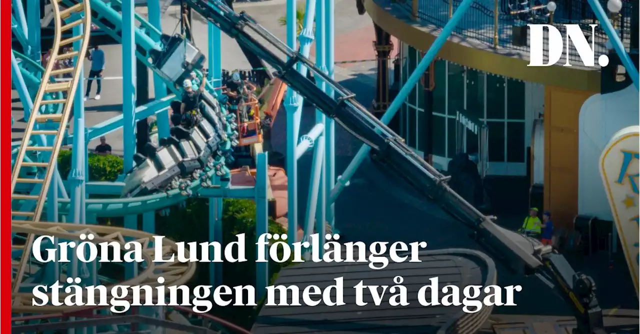 Gröna Lund förlänger stängningen med två dagar – öppnar som ”promenadpark” på måndag